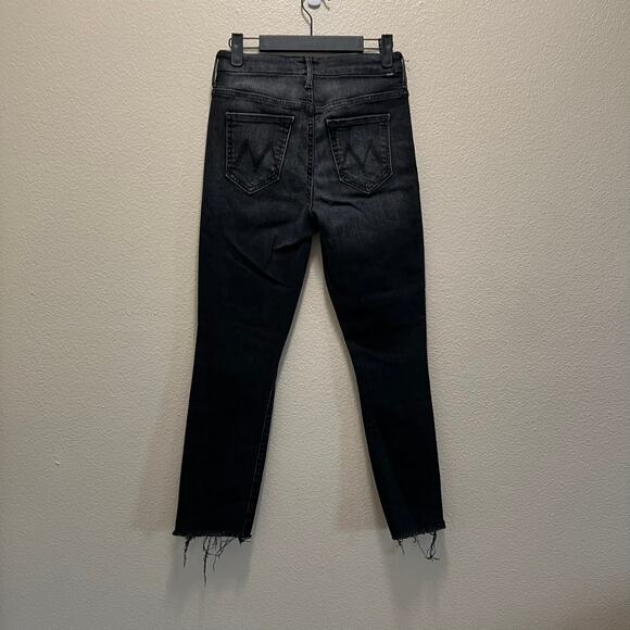 Mother Jeans High Waisted Looker Ankle Fray Night Hawk Denim Jeans Size 25 - Picture 6 of 12